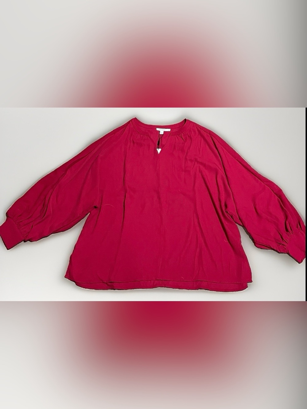 NWOT Chico's Women's Bright Pink Dolman Top Size 3 (16/18/XL)
